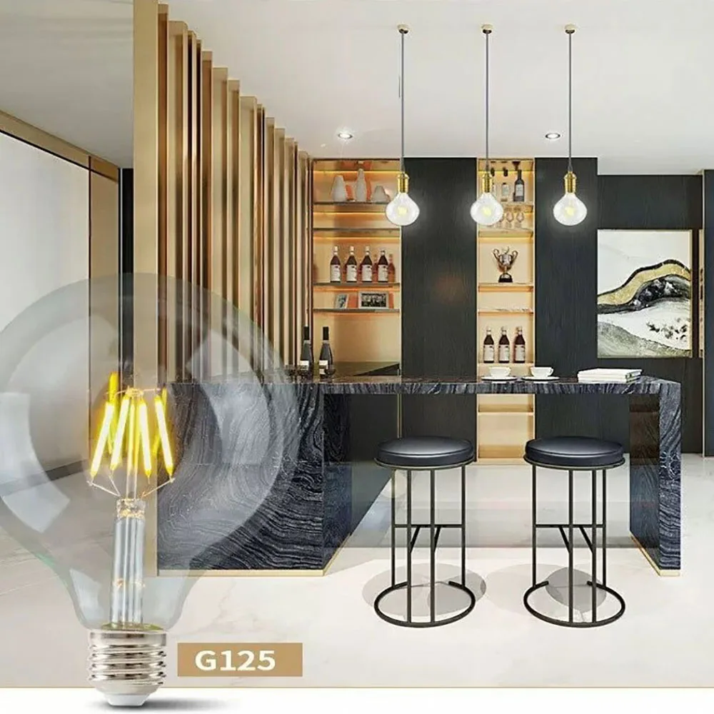 Лампа накалисветодиодный Светодиодная E27 T45 ST64 G80 A60 G95 G125 6 Вт 10 12 16 2700 к 220 В |