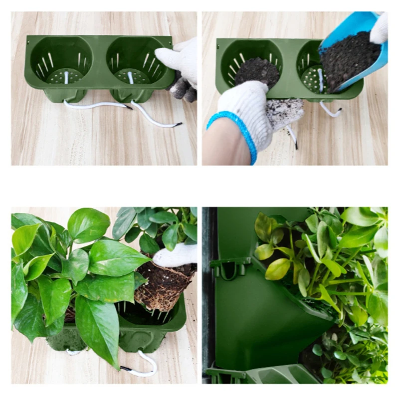 

Новинка 2022, Штабелируемый цветочный горшок, Настенная подвеска, искусственные суккулентные растения, ваза бонсай, украшение для сада и дома