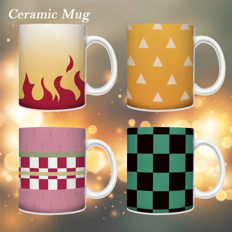

Nezuko Kamado Demon Slayer Mug Kimetsu No Yaiba Ceramic Coffee Mug Cup Creative Gift Outdoor Work Camping Mugs