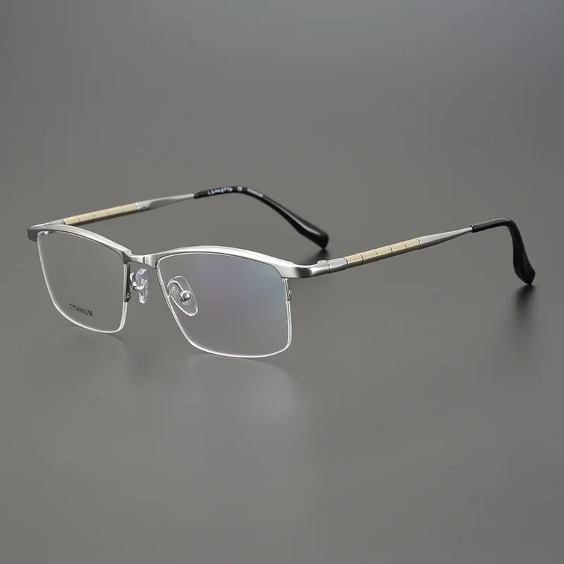Японские сверхлегкие очки ручной работы из чистого титана оправа для мужчин