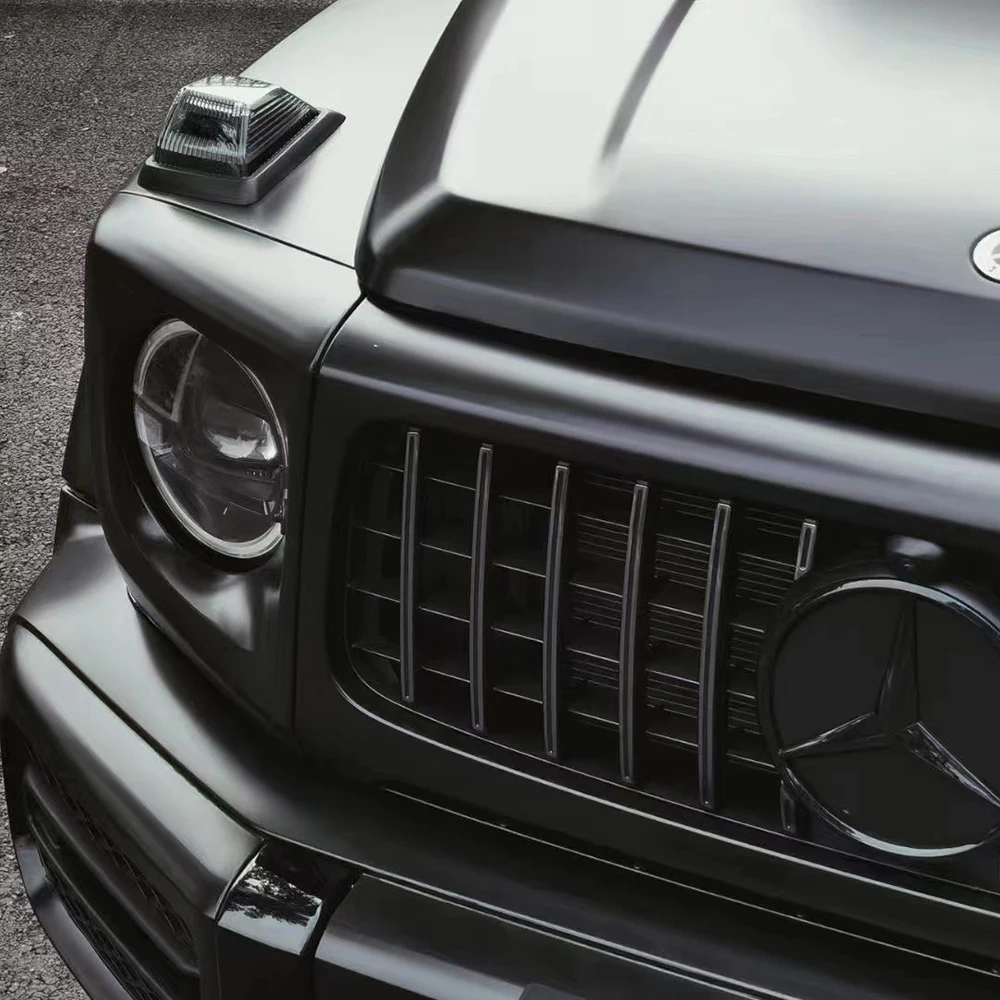 

PET Liner Matte Vinyl Wrap Special Texture Ceramics Black Car Foil Wrap