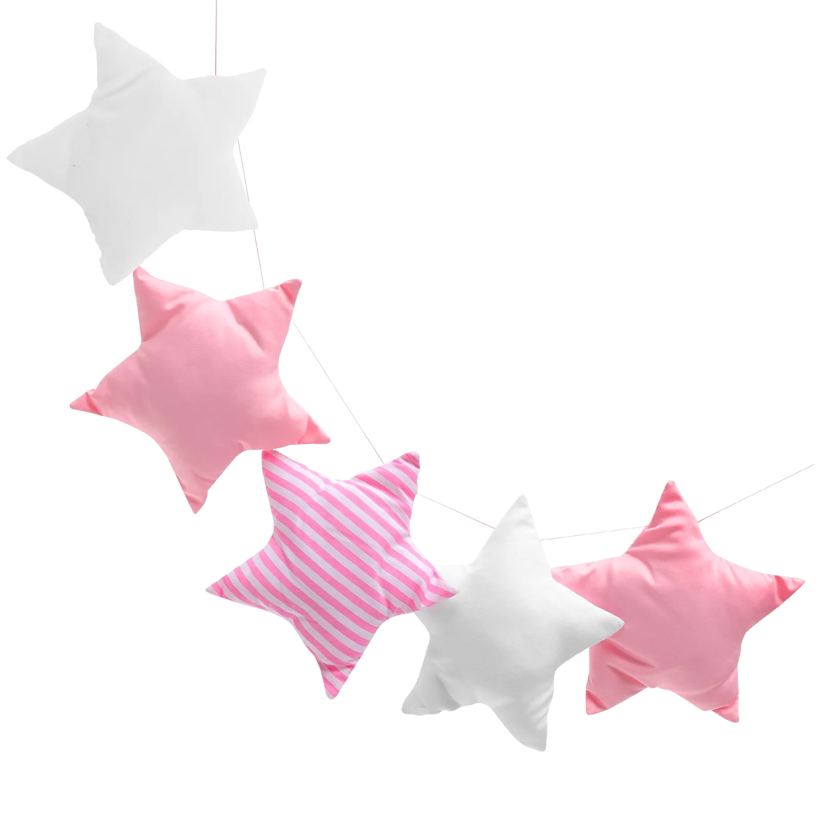 

Украшение в виде звезды и Луны, подвесное украшение для стены, реквизит для фотографий, подвеска для детской кроватки, украшение для детской кроватки из искусственной ткани