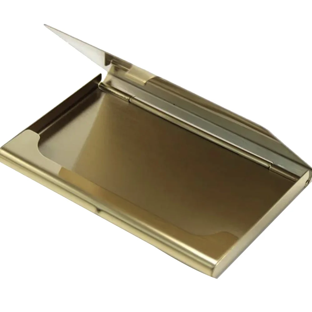 Водонепроницаемая металлическая визитница портативный органайзер для визиток