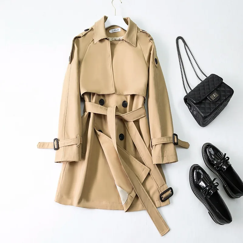 

2022 Winter Trench Women Clothing Fashion Long Outerwear Coat