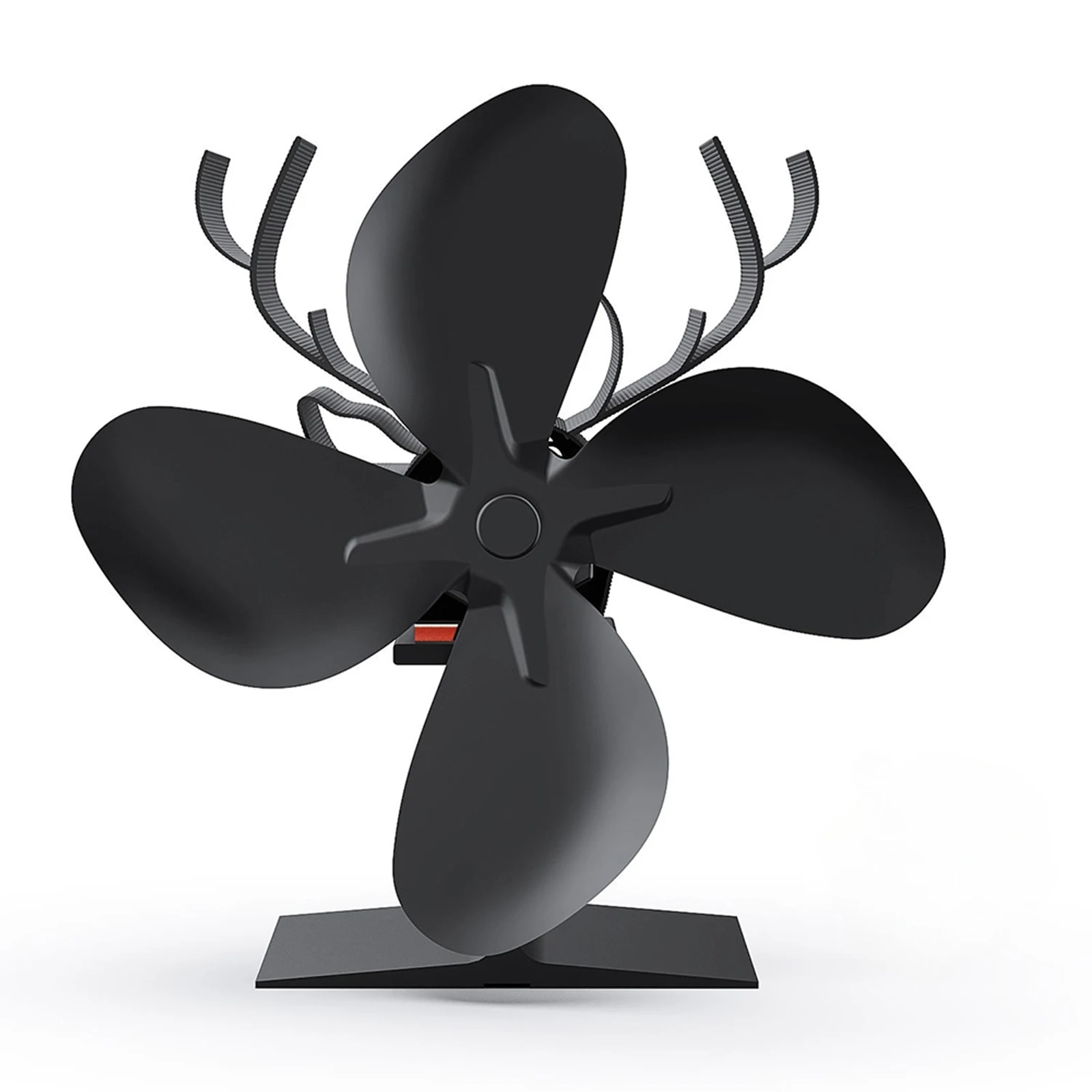 

4 Blade Eco-Friendly Silent Circulation Wood Burning Real Hot Power Fireplace Fan Thermal Powered Fan HVAC Systems Parts