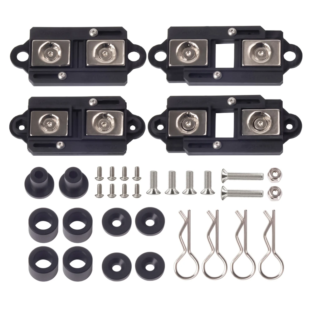 4Pcs Adjustable Magnetic Body Post Mount Car Shell Column 55-85mm for 1/10 RC Crawler TRX4 TRX6 SCX10 90046 D90 86100 MST CFX |