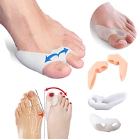 12pair big toe straightener thumb valgus protector silicone gel foot fingers toe separator bunion adjuster feet straightener