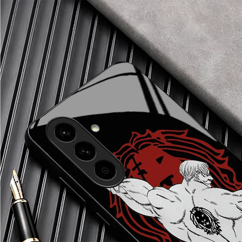 Стеклянный чехол для телефона Seven D-Deadlys Sins Escanor для Samsung A17 A16 A15 A14 A13 A57 A56 A55 A54 A53 A37 A36 A35 A34 A33 A27 A26 A2 (art.: 3920da05ec475) - 3920da05ec475
