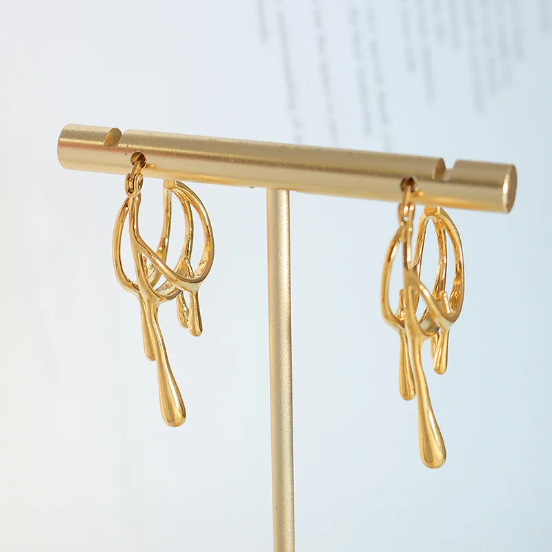 

Autumn and Winter Irregular Shaped Earrings Fashion Simple Personality Earrings Jewelry Party Girl Accessories