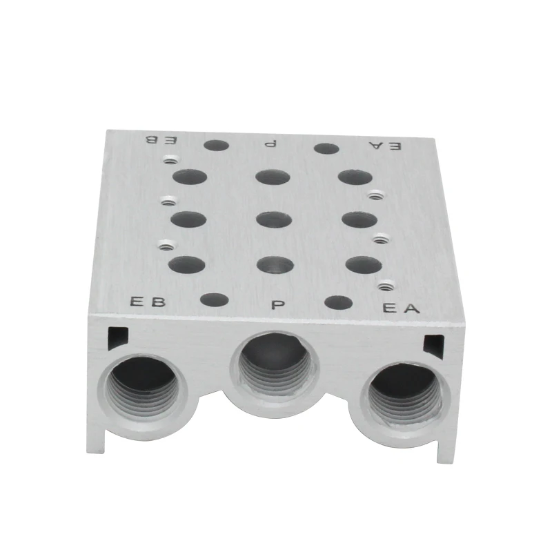 Серия SS5Y5-20 5-портовый корпус электромагнитного клапана Портовый коллектор для