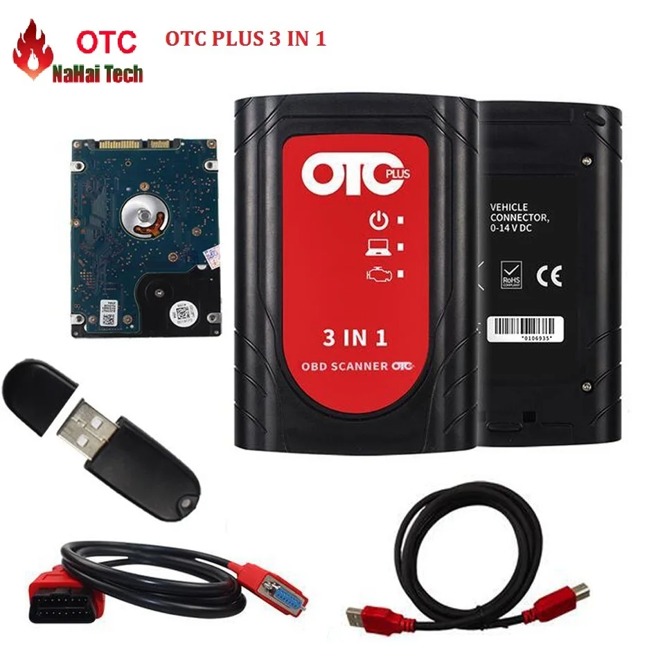 

Горячая Распродажа OTC PLUS GTS TIS3 IT3 V16.00.017 Global Techstream OTC Plus 3 в 1 OBD-сканер кода