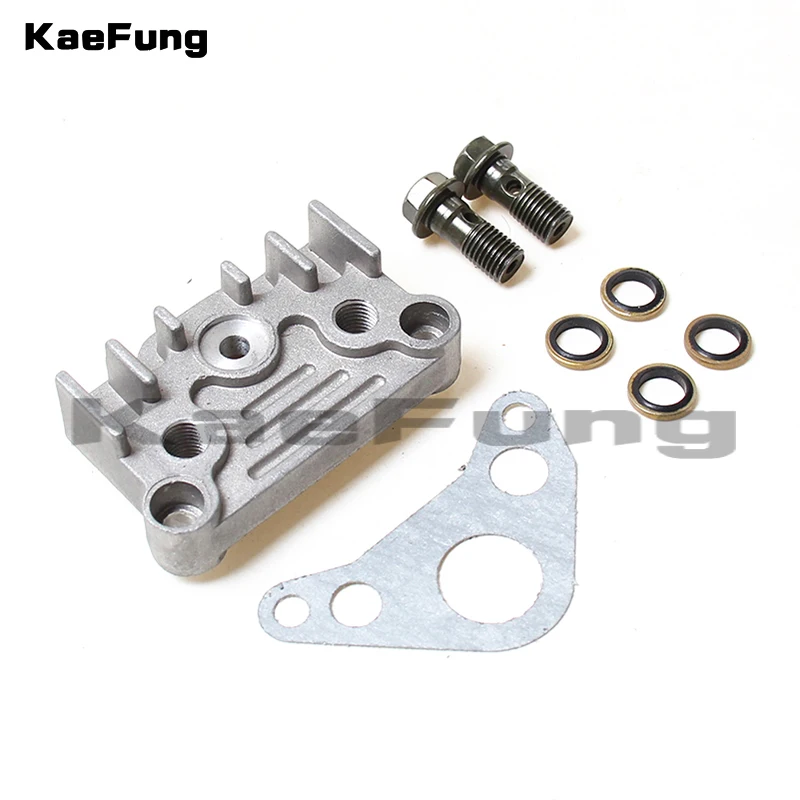 

Motorcycle parts ying xiang CYLINDER HEAD Side Cover with Gasket and Oil throgh Screw FOR 125cc 140cc 150cc engine PIT DIRT BIKE