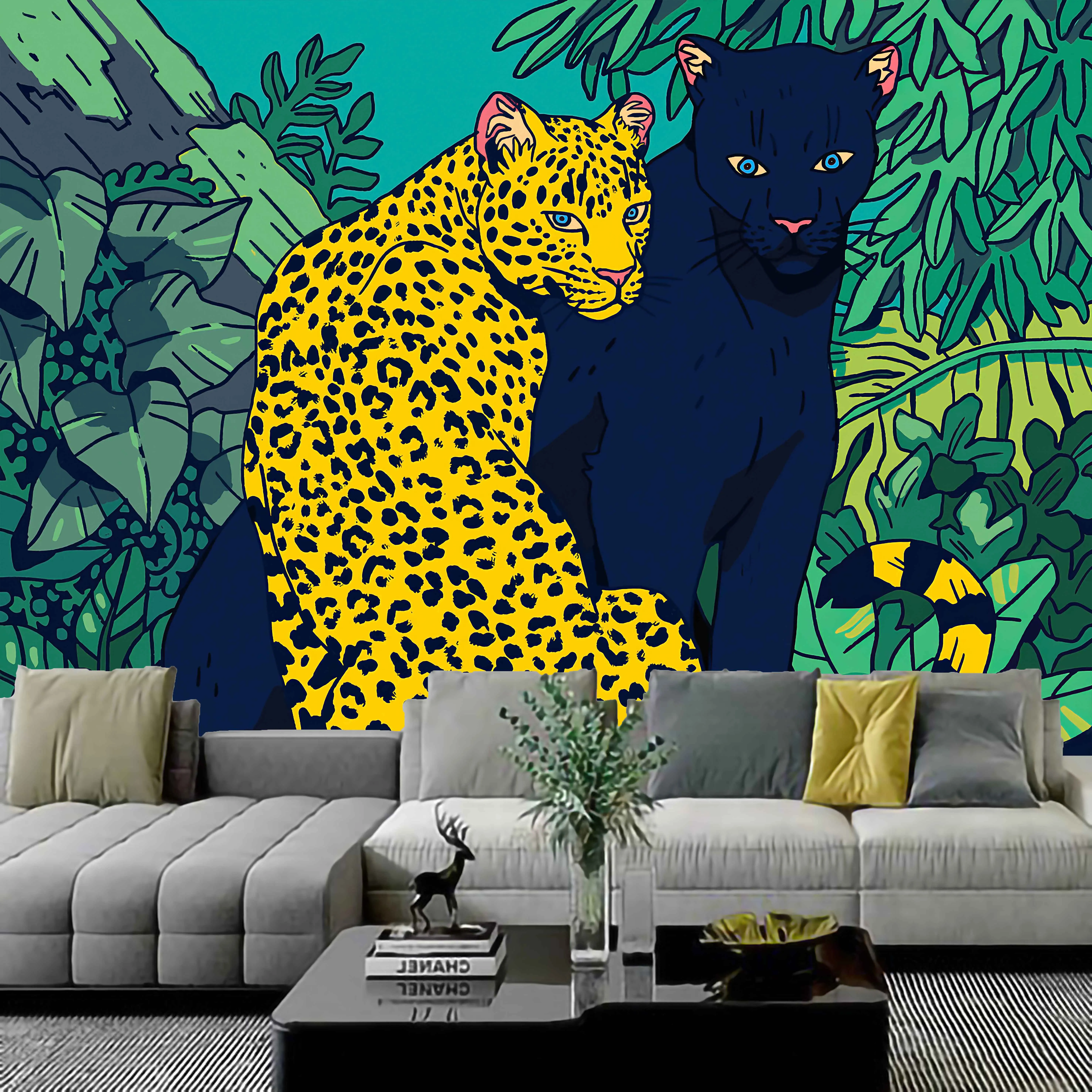 

Boho decorative lace hippie witchcraft tapestry tiger tapestry room decoration wall hanging