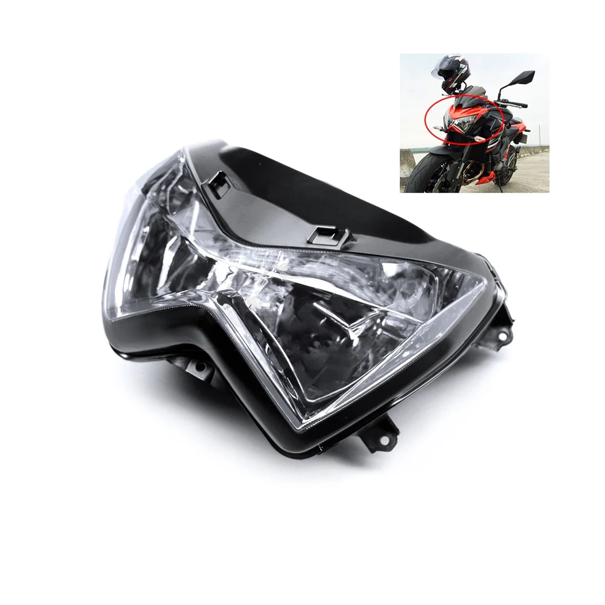 Для Kawasaki Z800 Z250 2013 2014 2015 2016 2017 мотоциклетная фара передняя головка светильник
