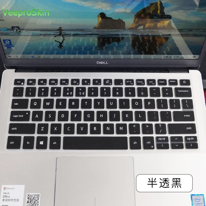 Силиконовый защитный чехол для клавиатуры ноутбука Dell Latitude 3300 3301 Inspiron 14 5490 7490 7391