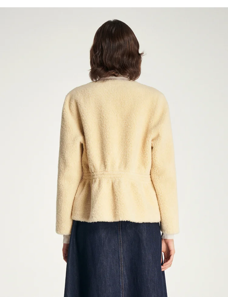 Женское пальто Fengbaoyu из овечьей шерсти новинка осень-зима очаровательный топ