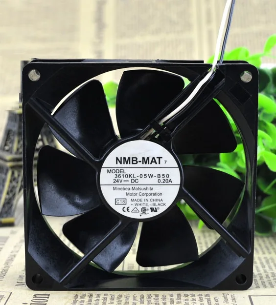 Новый вентилятор охлаждения для NMB 3610KL-05W-B50 9025 24 В 0.20A 4,8 Вт 92*92*25 мм