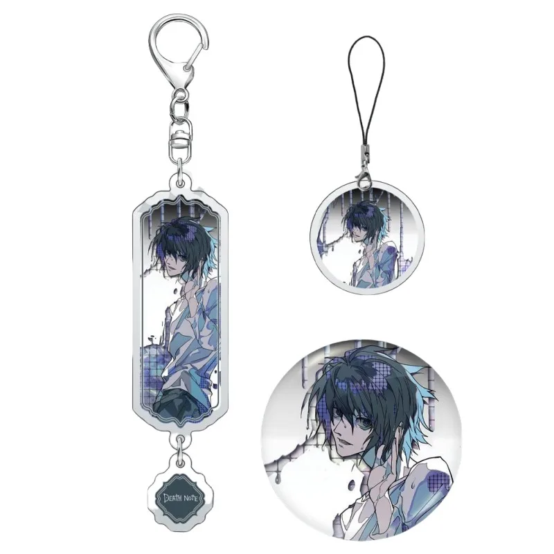 Новый Death Note L·Lawliet Yagami Light аниме периферийные акриловые брелки набор значков