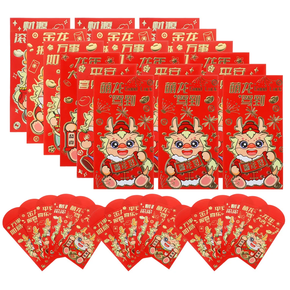 

Новогодний Подарочный конверт, красные конверты для праздника Весны, сумочка для денег, китайские карманы, традиционные