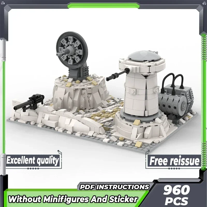 Модель звездных фильмов Moc строительные кирпичи военная артиллерия технология