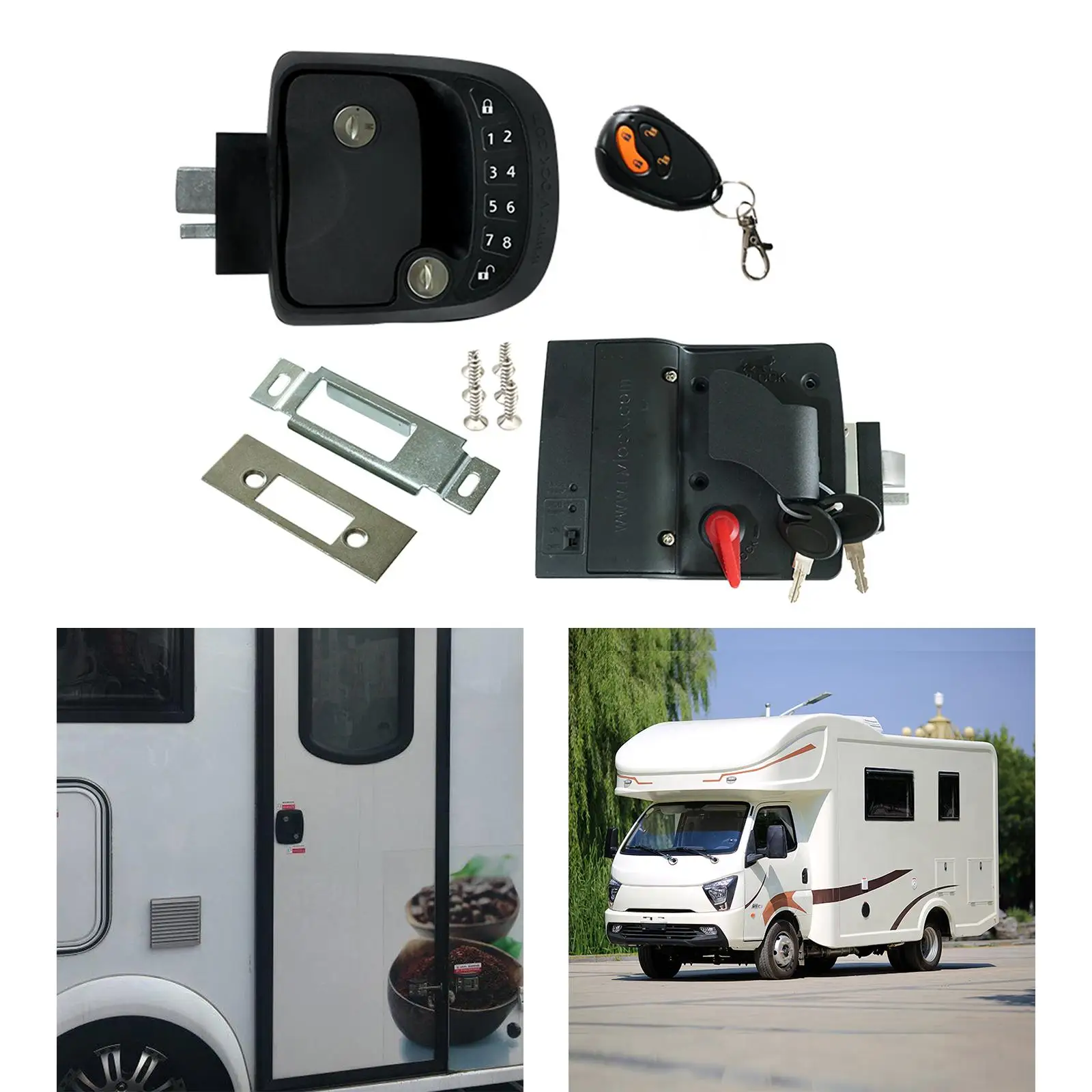

RV Door Latch Accessories R3 Mechanical Door for Durable