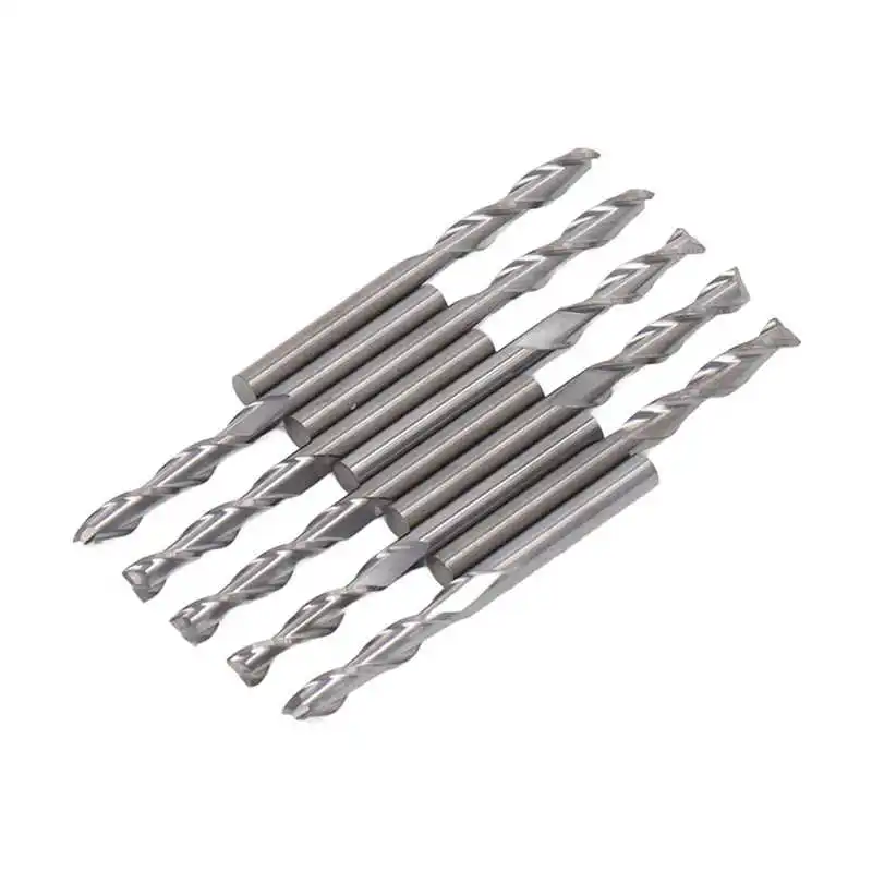 

End Mill Kit Milling Cutter Set 1/8in for Plastic