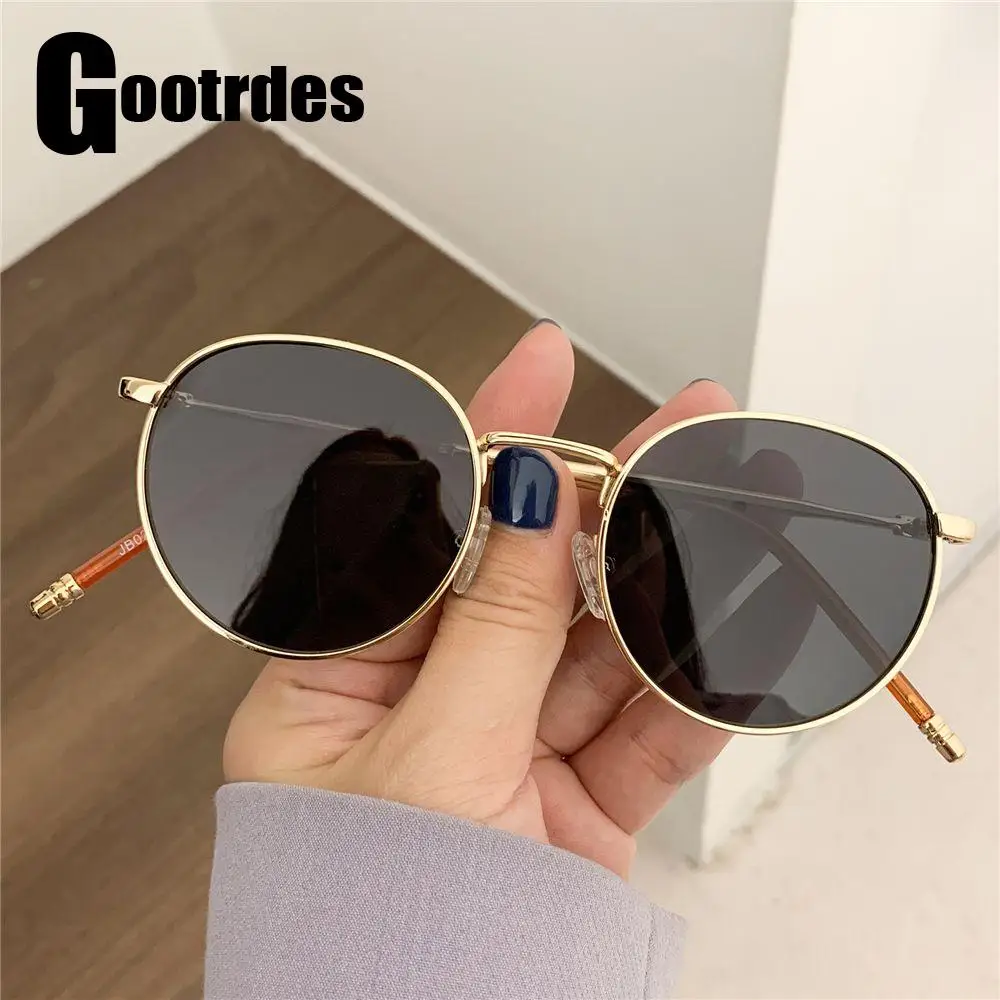 

2022 Summer New Sunglasses Women Men Fashion Classic Metal Frame Sun Glasses Outdoor UV400 Sun Shades Trendy Round Eyewear