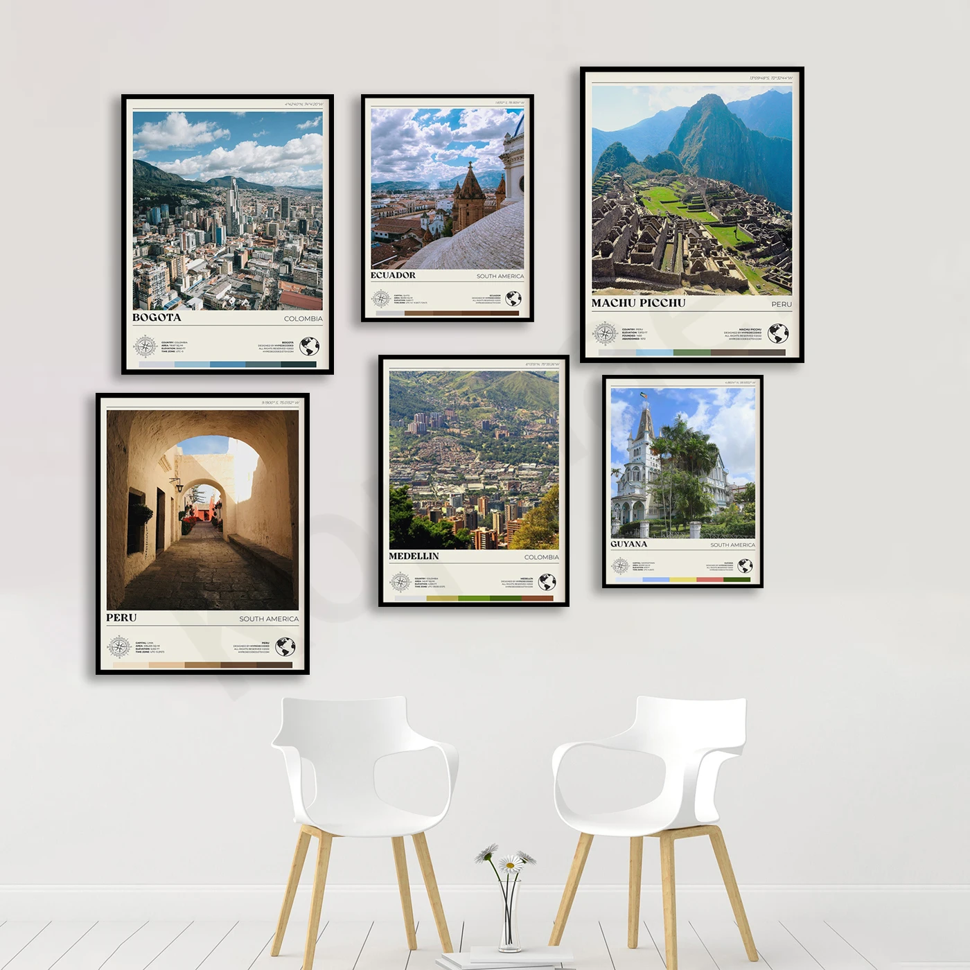 Гайана Каракас Меделлин Перу Эквадор Мачу Пикачу Богато Чили Сан-Паулу Бразилия.