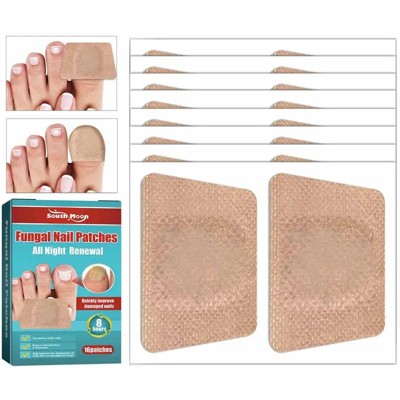 

Nail Care Night Patches Thickening Nail Repair Stickers Soft Toenail Correction Patches Easy To Use Toenail Brace Pedicure Tool