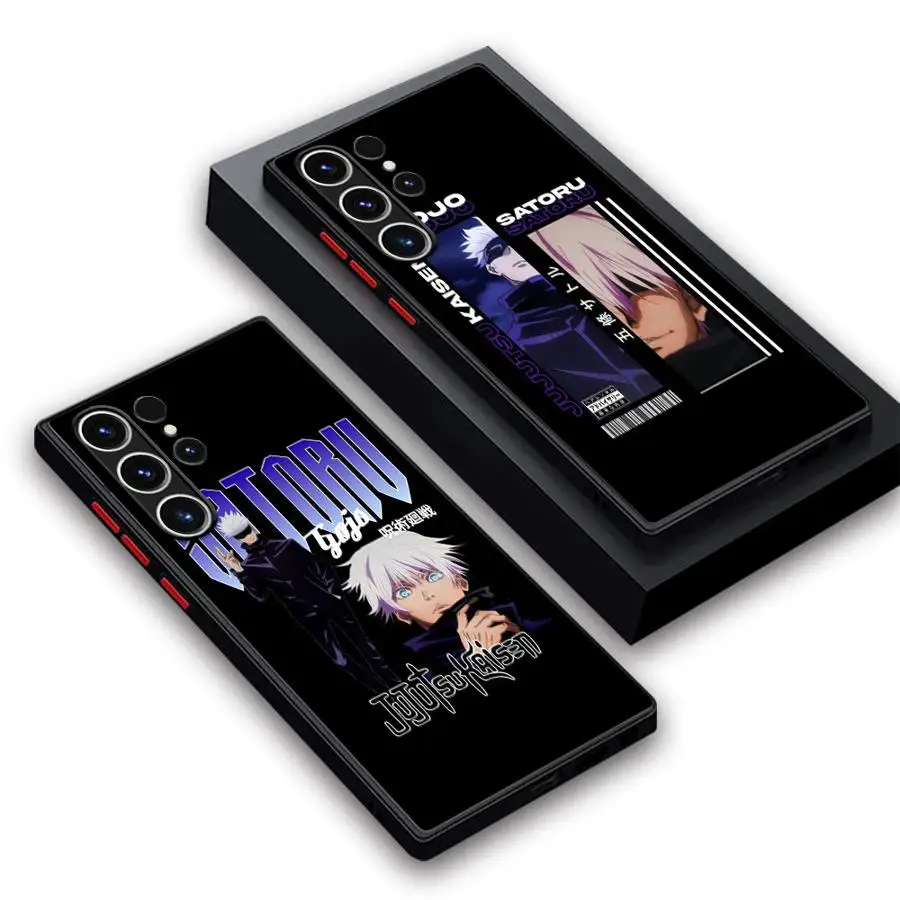 Милый чехол для телефона Jujutsu Kaisen Samsung Galaxy Note 20 Ultra Plus Lite 9 8 A21 A05 A06 A50 A52 A70 s A31 A51 A71 A16 5G