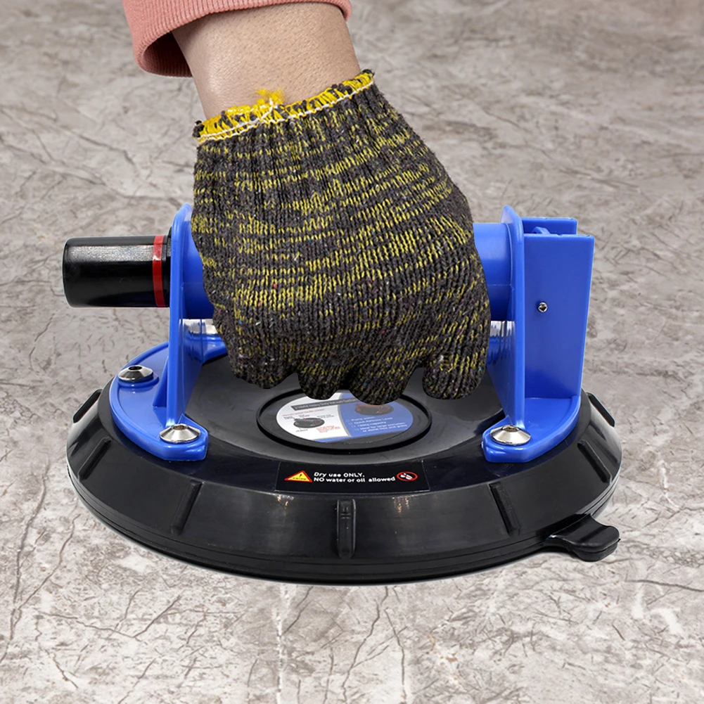 

Практичная Вакуумная присоска 75 кг с ручкой, сверхмощный резиновый подъемник для гранита, керамики, стекла, подъемные аксессуары