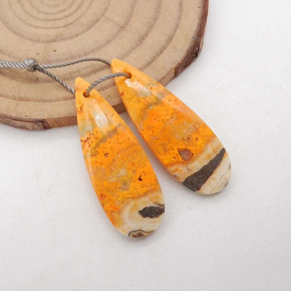 Серьги-подвески из натурального камня шмеля для женщин набор сережек