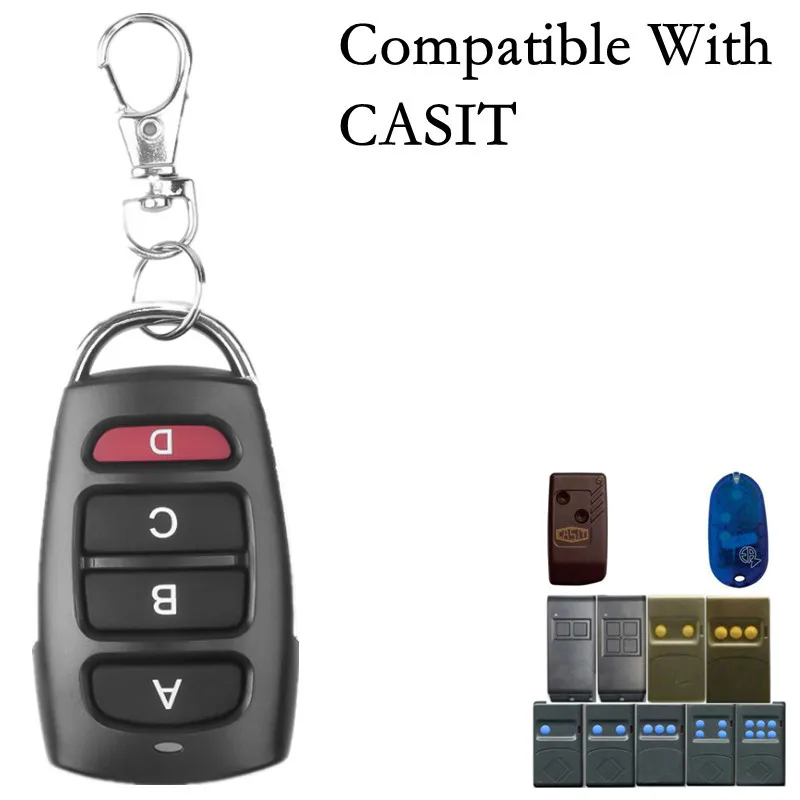 

CASIT Garage Door Remote Control Clone CASIT ERTS92B ERTS92T ERTS20DB ERTS20DQ TXS1 TXS2 TXS3 TXS4 TXS6 433.92MHz Remote Control