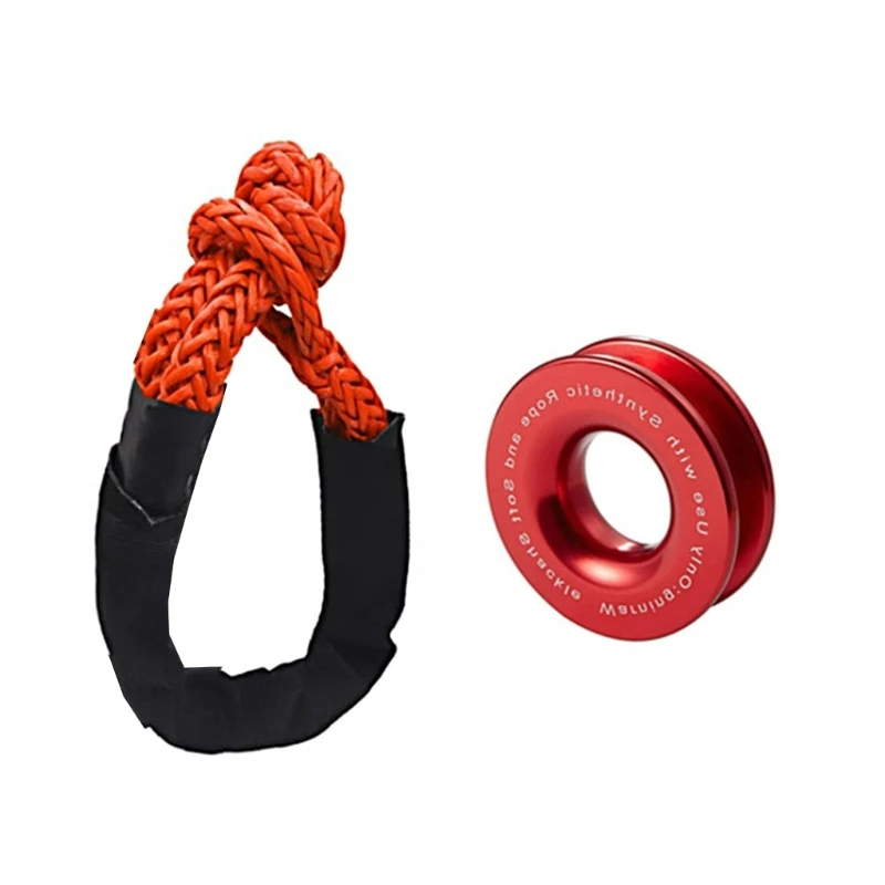 

Lightweight Aluminum Winch Snatch Recovery Ring Recovery Loop Strong and Reliable Alternative to Traditional Grab Block