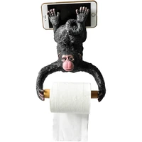 3d monkey toilet paper holder toilet accessories tissue holder toilet roll holder bathroom decor paper organizer wc paper holder