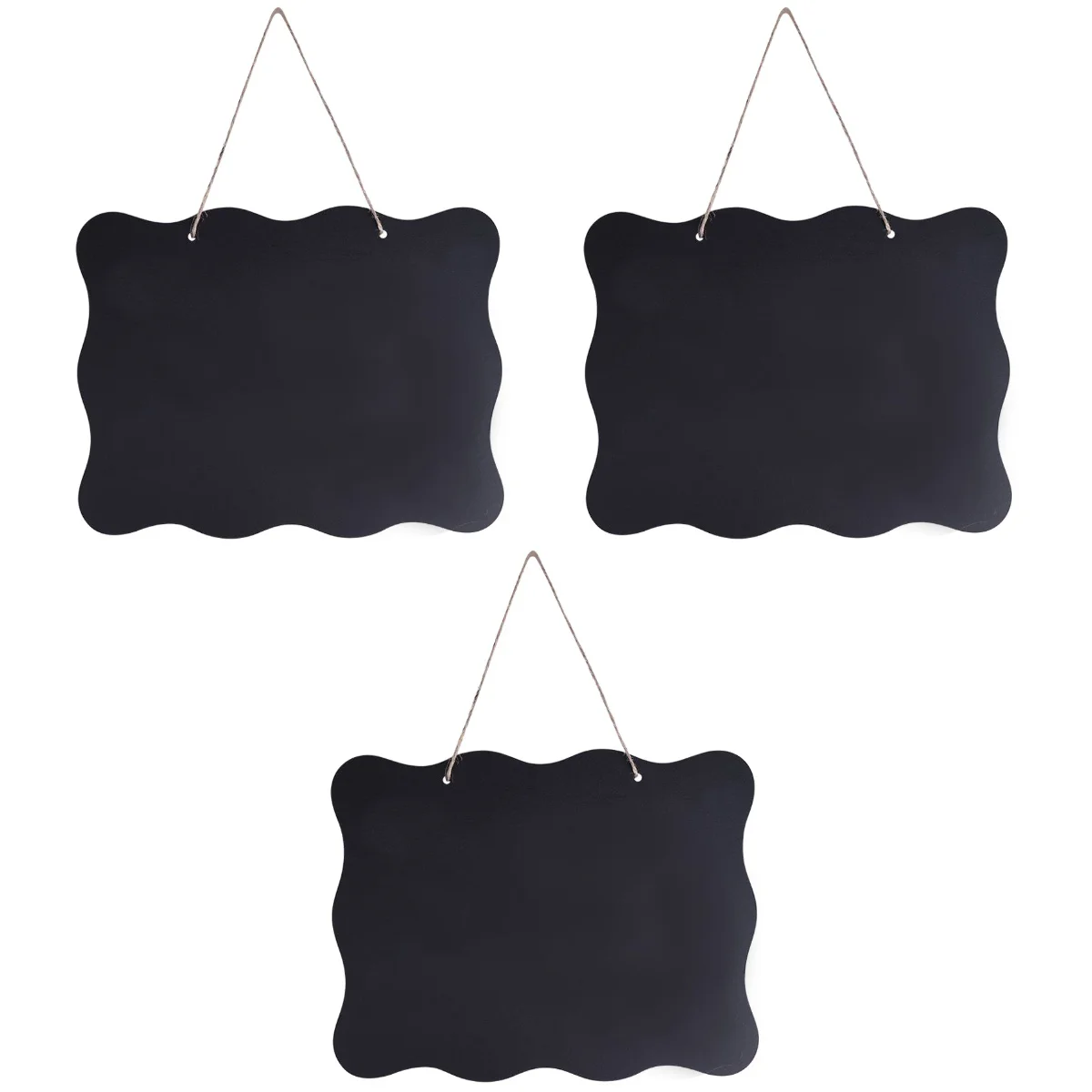 

Hanging Chalkboard Wood Blackboard Pendant Signs Wall Wooden Mini Decoration Diy Tags Chalk Sign