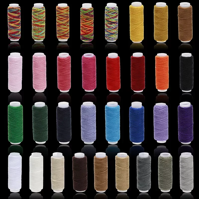 

Sewing Knitting Thread Reel for Hand Stitching Machine Sewing Thread Finest Polyester Durable Embroidery Quilting Tools