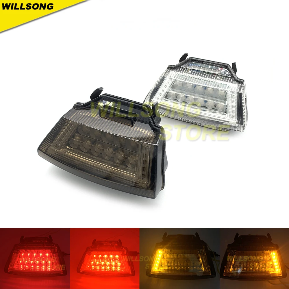 

For Kawasaki ZX10R 2010-2015 LED Rear Tail Brake Light Turn Signal Integrated Lamp Blinker Motorcycle Accessories Lighting
