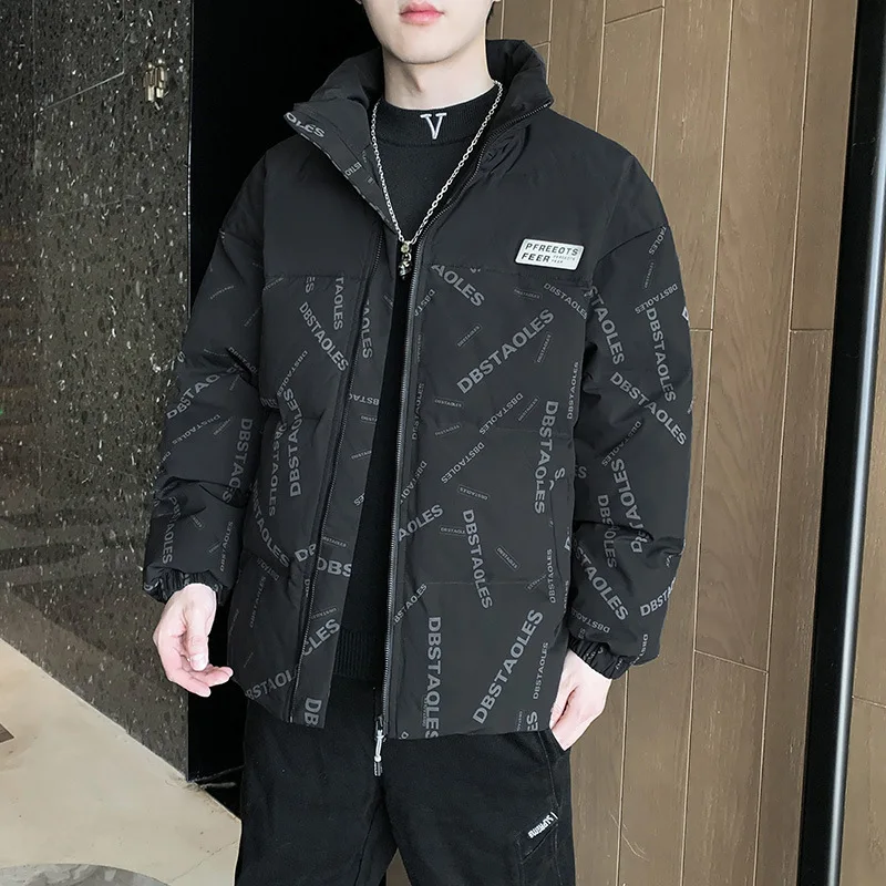 Luxury Brands New Winter Warmth Cotton Jacket Parkas Super Hot Coats Stand Collar Casual Oversized Mens Jacket Puffer Loose