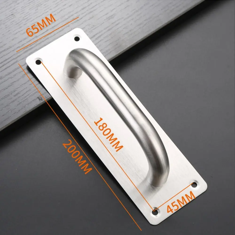 

Серебристо-черная дверная ручка, дверная фурнитура, D-образное крепление, металлические ручки из нержавеющей стали, дверная ручка, противопожарная раздвижная ручка