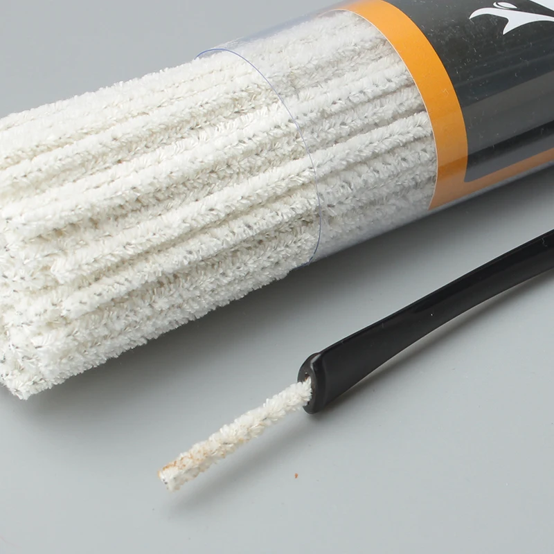 Хлопковый инструмент для чистки дымовых труб 100 шт. аксессуары белых мундштуков 9