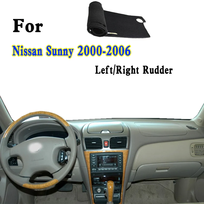 

For 2000-2006 Nissan Sunny IV Mk4 Almera N16 Car Dashboard Mat Accsesories Anti-reflective Anti-slip Anti-dirty Pad Ornaments