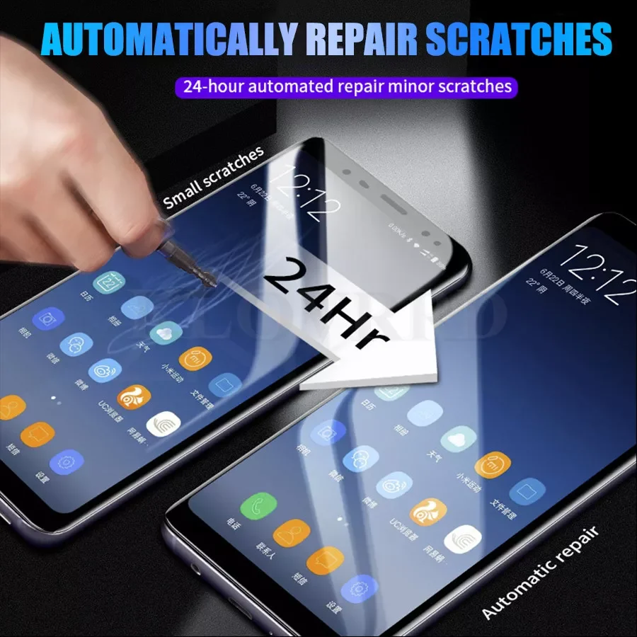 3D Sticker Silicone Full Cover Soft Hydrogel Film For Samsung Galaxy S20 Ultra S8 S9 S10 Plus Note 8 9 S10e Screen Protector