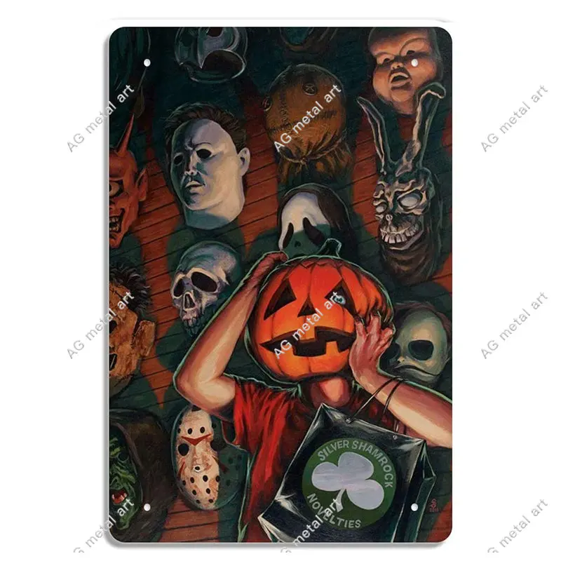 

Металлический Ретро-знак ведьмы на Хэллоуин 3 III сезона, винтажный постер из фильма ужасов, жестяной знак, настенный художественный домик, декор для бара, кафе