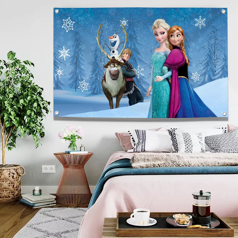 Флаг Трампа 2024 украшение для дома принцессы Эльзы Осман Манчестер город флага