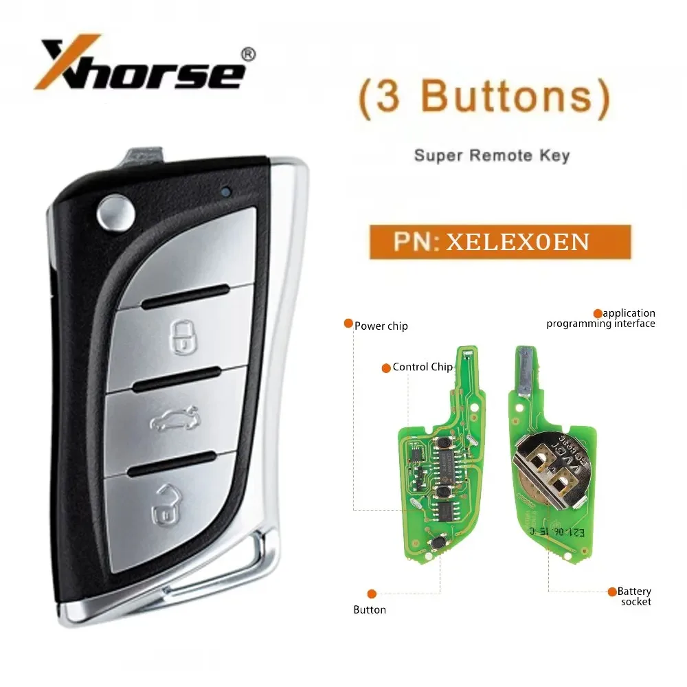 Фото Универсальный смарт-ключ Xhorse с чипом XT27A (XEB520EN, XEDS01EN, XEFO01EN, XEKF20EN, XKF21EN, XELEX0EN, XEMQB1EN) — глобальная версия №5