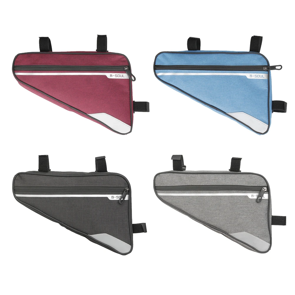

Outdoor Triangle Bicycle Bags Front Saddle Tube Frame Pouch Bag Waterproof Holder Saddle Tube Frame Pouch Bag