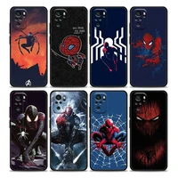venom spiderman phone case for redmi 10 9 9a 9c 9i k20 k30 k40 plus pro note 10 11 pro soft silicone