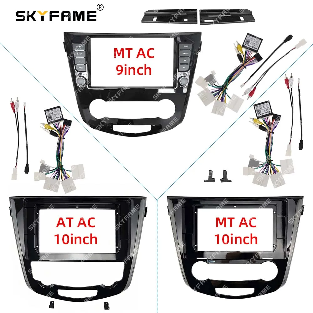 

SKYFAME Car Frame Fascia Adapter Canbus Box Decoder Android Radio Dash Fitting Panel Kit For Nissan X-trail Xtrail Qashqai Rogue