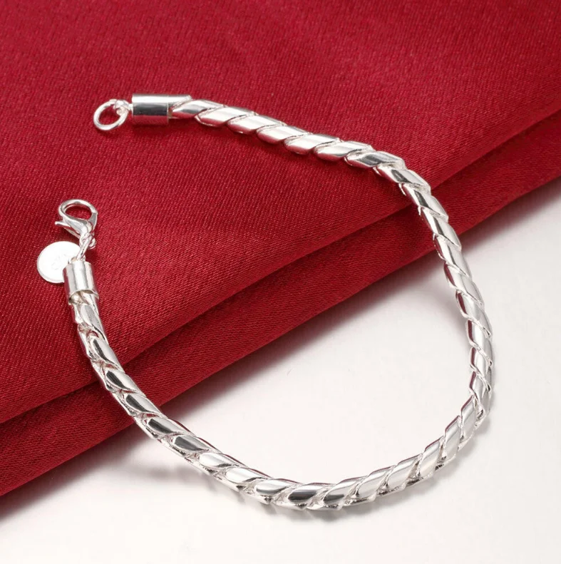 Потрясающий женский и мужской браслет-цепочка ANGLANG с витой веревкой ювелирные